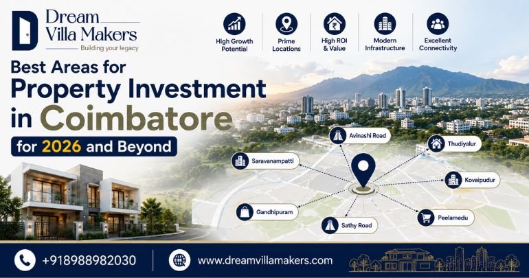 Best Areas for Property Investment in Coimbatore for 2026 and Beyond